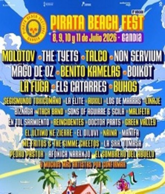 Pirata Beach Fest 2026 en GANDIA