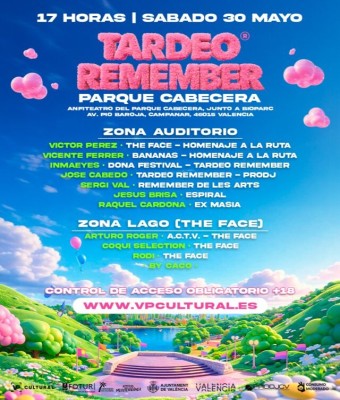 TARDEO REMEMBER® PARQUE CABECERA en Valencia