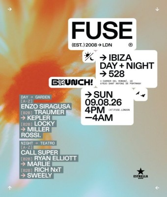 [9th Aug] ➔ FUSE x Brunch Electronik Ibiza ➔ Day + Night en Illes Balears