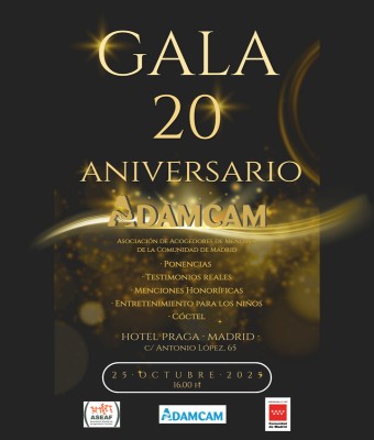 Gala 20 Aniversario ADAMCAM en Madrid