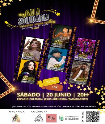 DONACIÓN GALA SOLIDARIA PROYECTO ANCOR-NEN, "SONRÍELE A LA VIDA" 2ª EDICIÓN en Gran Canaria