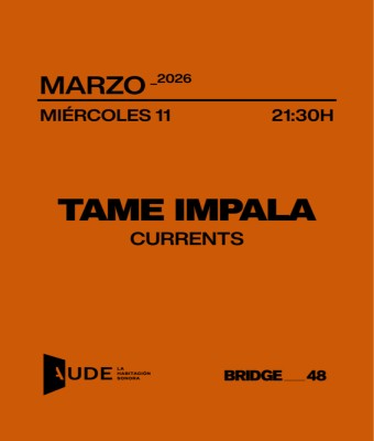 Tame Impala, Currents · AUDE: Listening Session en Barcelona