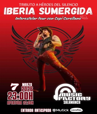 Iberia Sumergida con Copi Corellano en Salamanca - Music Factory