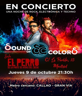 Sound of Colors - Sala El perro en Madrid