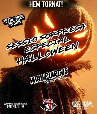  RENTRÉE WALPURGIS - SESSIÓ SOPRESA HALLOWEEN  en Barcelona