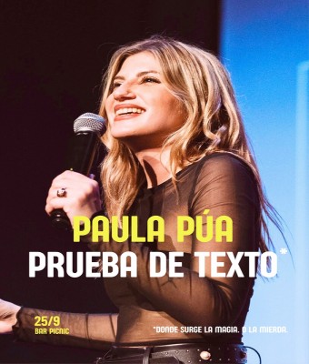 Paula Púa - Prueba de texto en Madrid