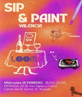 SIP AND PAINT en Valencia/València