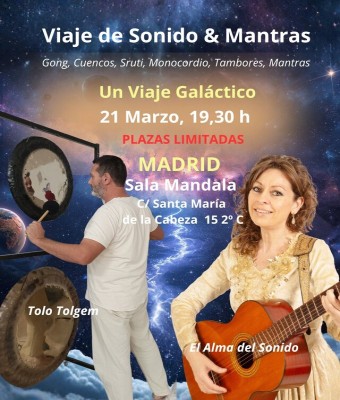 VIAJE DE SONIDO & MANTRAS en Madrid