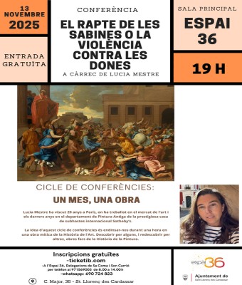 Cicle de conferències: un mes, una obra en Balears, Illes
