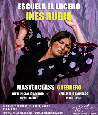 FLAMENCO MASTER CLASS CON INÉS RUBIO en Madrid