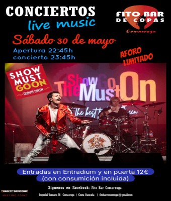 SHOW MUST GO ON, tributo a QUEEN en Tarragona