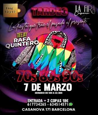 Tardeo Los 70s 80s 90s Nunca Morirán en Barcelona