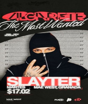 ALGARETE con SLAYTER - 17 Febrero - Discoteca Mae West Granada