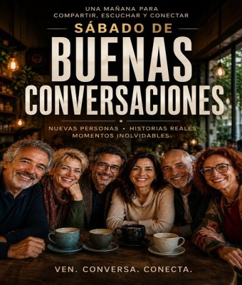 [Sabado mañana] (55+ años ) Buenas conversaciones en Barcelona