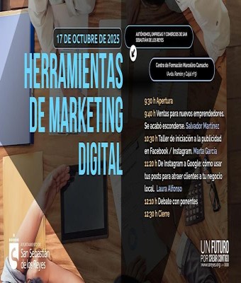 III EDICIÓN "HERRAMIENTAS DE MARKETING DIGITAL" (Contenidos más prácticos) en San Sebastián de los Reyes