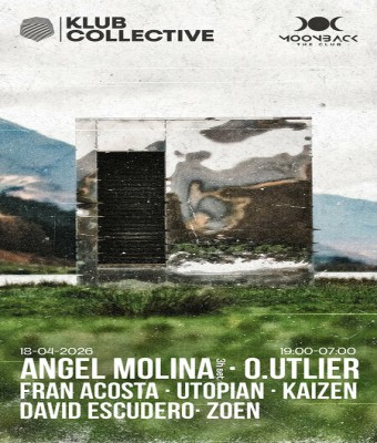 Klub Collective Present: Angel Molina, O.utlier, Zoen, Kaizen, Utopian, David Escudero & Fran Acosta en Granada