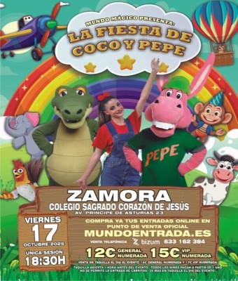 LA FIESTA DE COCO Y PEPE EN ZAMORA