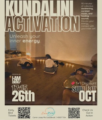 Sound Journey x Kundalini Activation in TGN  (90M) en Tarragona