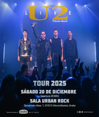 U2LIVE EN SALA URBAN ROCK CONCEPT en Araba/Álava