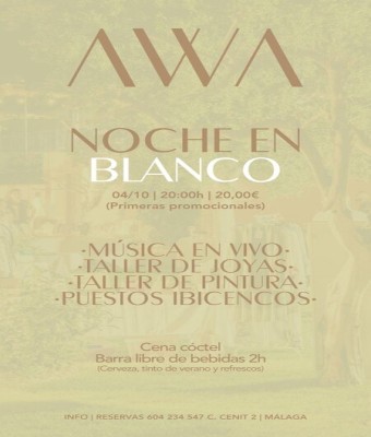 Noche en blanco en Málaga