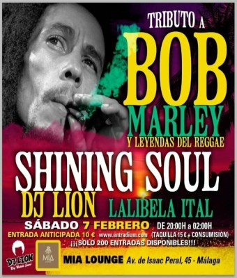 TRIBUTO A BOB MARLEY Y LEYENDAS DEL REGGAE 2026 en Málaga