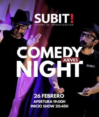 Comedy Night - SUBIT! Humor improvisado en Valencia