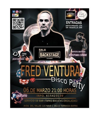 Fred Ventura - Disco Party en Barcelona