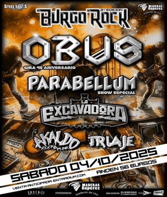 Entradas con descuento para el BurgoRock en la sala Andén 56 en Burgos