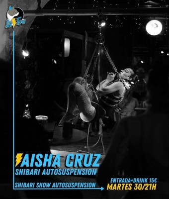 Aisha Cruz: Shibari Autosuspension en Barcelona