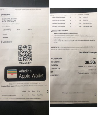 Entradas en Zaragoza