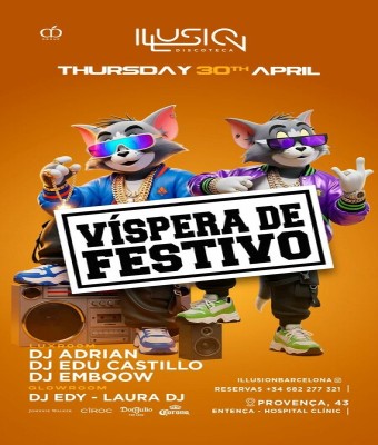 ILLUSION · JUEVES 30 ABR26 en Barcelona