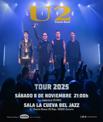 U2LIVE EN SALA LA CUEVA DEL JAZZ en Zamora