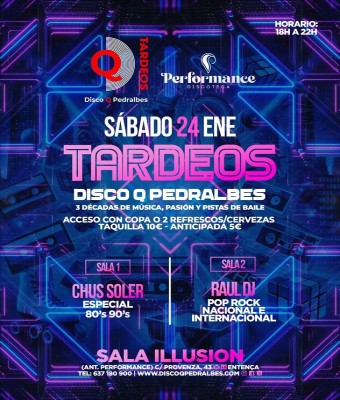 ACCESO  CONSUMICIÓN TARDEO 24 ENERO  en Barcelona