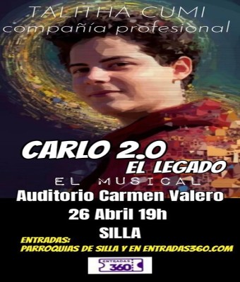 EL LEGADO CARLOS 2.0 EL MUSICAL EN SILLA en Valencia