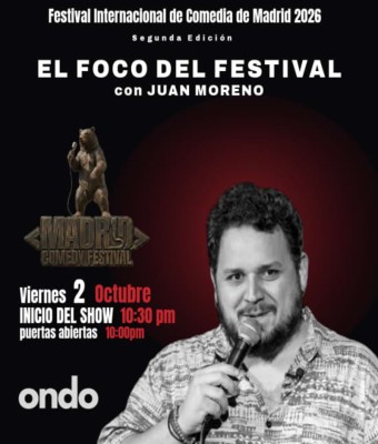EL FOCO DEL FESTIVAL con Juan Moreno en Madrid