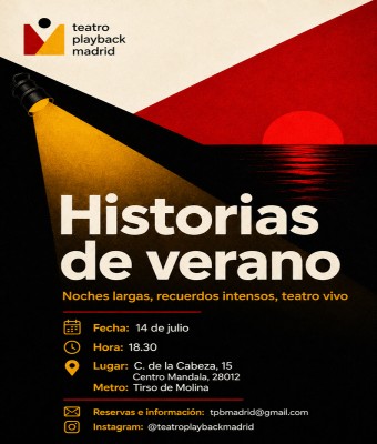 "Historias de Verano" Teatro Playback en Madrid