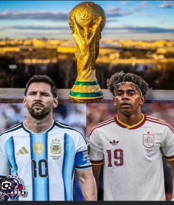 Argentina VS España final  en Barcelona