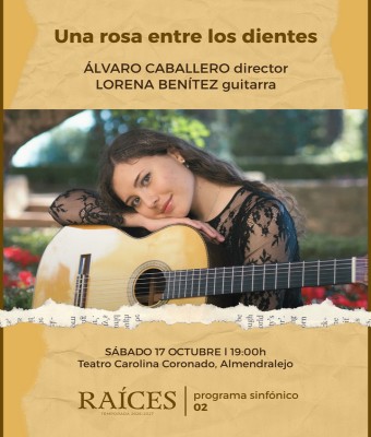Programa sinfónico: Una rosa entre los dientes en Badajoz