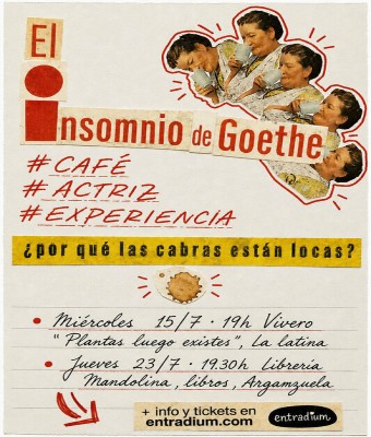 El insomnio de Goethe ¿Por qué las cabras están locas? en Madrid