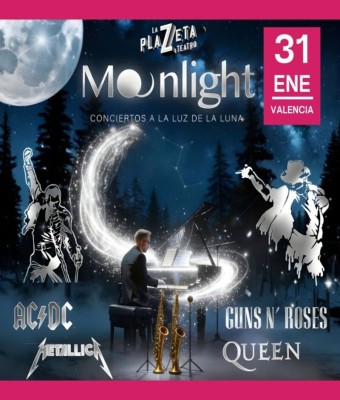 MOONLIGHT - Música de los 80 y 90 - Conciertos a la luz de la luna en Valencia