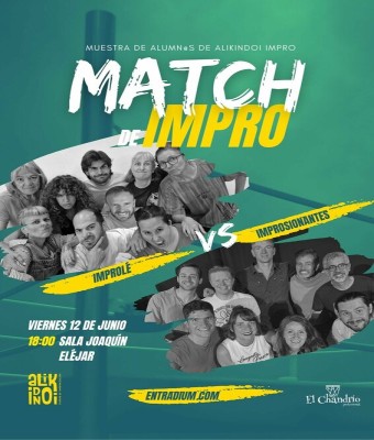 Match de improvisación - Muestra de alumnado de Alikindoi Impro en Málaga