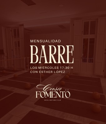 BARRE MIÉRCOLES 17:30 en Valencia/València