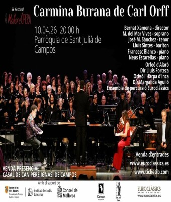CARMINA BURANA A CAMPOS en Balears, Illes