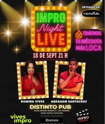Impro Night Live (Distinto - Santa Catalina) en Palmas, Las