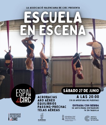 2ª ESCUELA EN ESCENA DEL ESPAI DE CIRC CURSO 25/26 en Valencia/València
