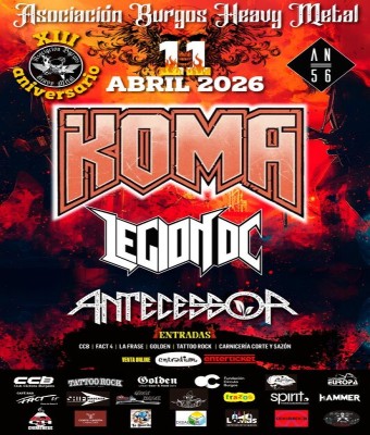 XIII ANIVERSARIO ASOCIACIÓN BURGOS HEAVY METAL