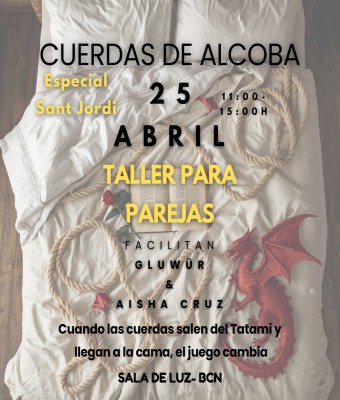  CUERDAS DE ALCOBA/ Sant Jordi/ Aisha Cruz & Gluwur  en Barcelona