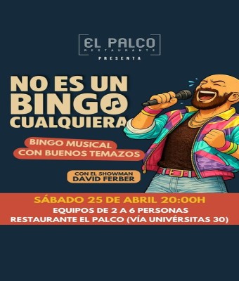 Bingo Musical - Edición noche en Zaragoza