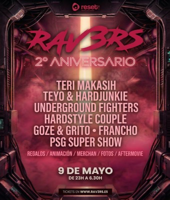 RAV3RS 2 Aniversario en Zaragoza