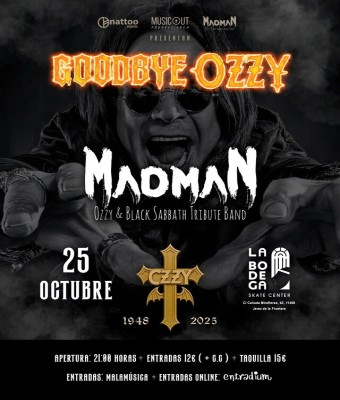 Goodbye Ozzy Jerez en Cádiz